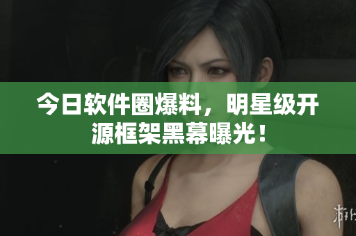 今日軟件圈爆料，明星級(jí)開源框架黑幕曝光！