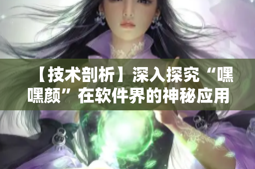 【技術(shù)剖析】深入探究“嘿嘿顏”在軟件界的神秘應(yīng)用