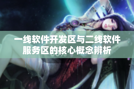 一線軟件開發(fā)區(qū)與二線軟件服務區(qū)的核心概念辨析