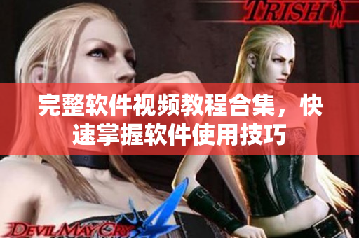 完整軟件視頻教程合集，快速掌握軟件使用技巧