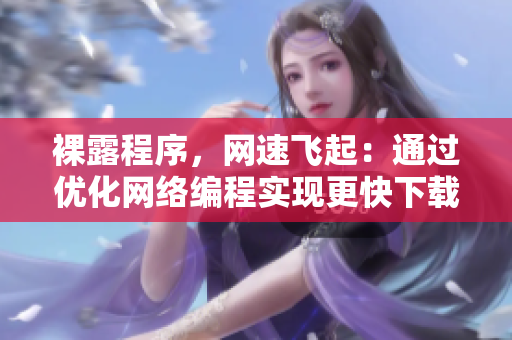 裸露程序，網(wǎng)速飛起：通過(guò)優(yōu)化網(wǎng)絡(luò)編程實(shí)現(xiàn)更快下載速度