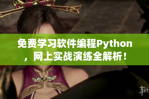 免費學習軟件編程Python，網上實戰(zhàn)演練全解析！