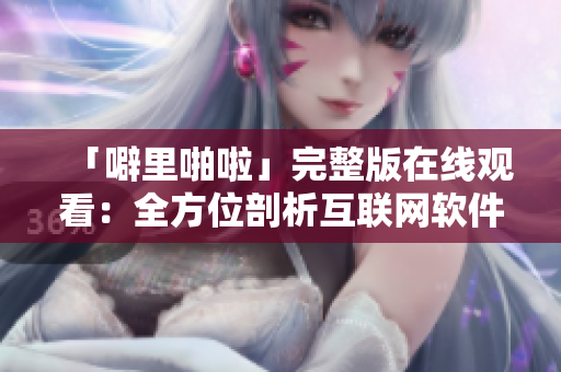 「噼里啪啦」完整版在線觀看：全方位剖析互聯(lián)網(wǎng)軟件開發(fā)新趨勢