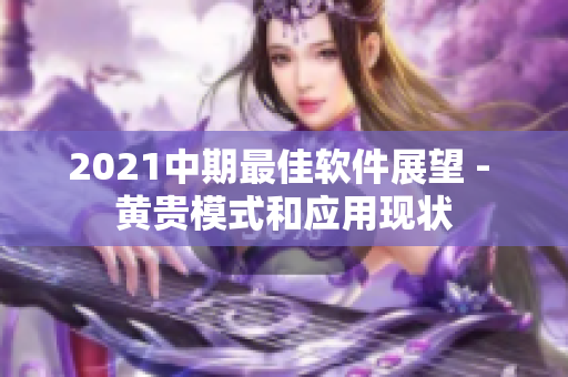 2021中期最佳軟件展望 - 黃貴模式和應(yīng)用現(xiàn)狀