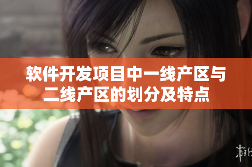 軟件開發(fā)項目中一線產(chǎn)區(qū)與二線產(chǎn)區(qū)的劃分及特點