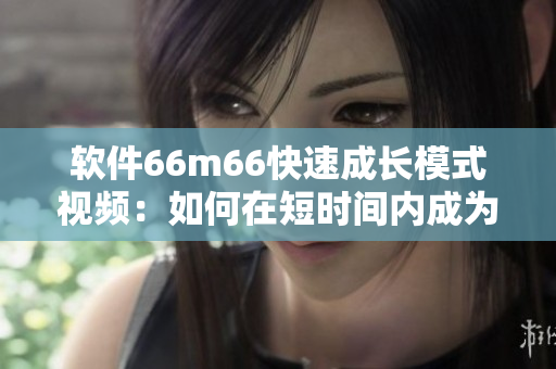 軟件66m66快速成長模式視頻：如何在短時間內(nèi)成為高級開發(fā)人員？