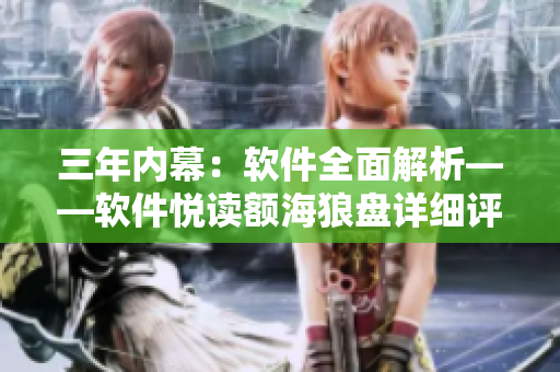 三年內(nèi)幕：軟件全面解析——軟件悅讀額海狼盤詳細評測