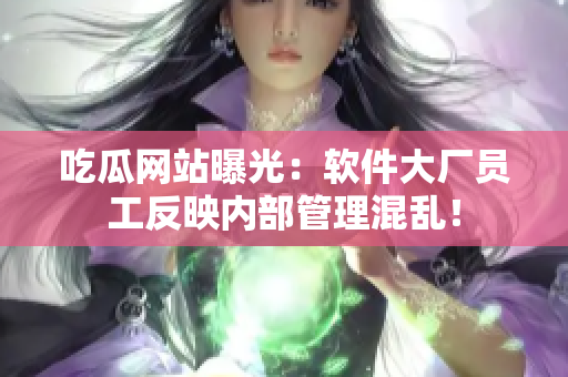 吃瓜網(wǎng)站曝光：軟件大廠員工反映內(nèi)部管理混亂！