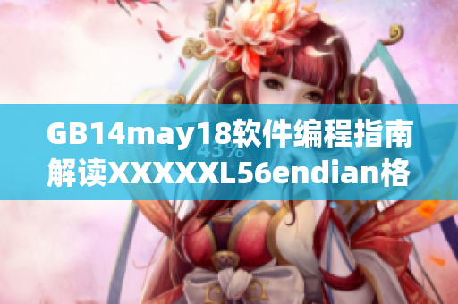 GB14may18軟件編程指南解讀XXXXXL56endian格式