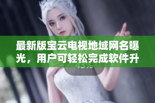 最新版寶云電視地域網(wǎng)名曝光，用戶可輕松完成軟件升級(jí)操作