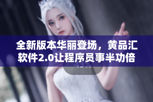 全新版本華麗登場，黃品匯軟件2.0讓程序員事半功倍