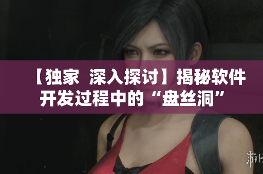 【獨(dú)家  深入探討】揭秘軟件開發(fā)過程中的“盤絲洞”