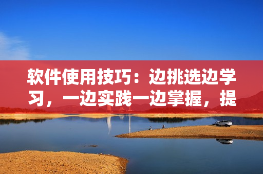 軟件使用技巧：邊挑選邊學習，一邊實踐一邊掌握，提高軟件技能。