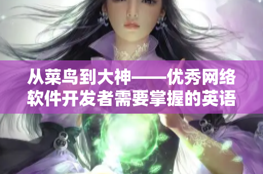 從菜鳥到大神——優(yōu)秀網絡軟件開發(fā)者需要掌握的英語詞匯