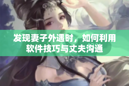 發(fā)現(xiàn)妻子外遇時，如何利用軟件技巧與丈夫溝通