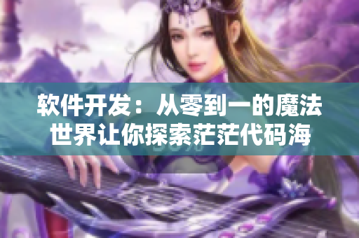 軟件開(kāi)發(fā)：從零到一的魔法世界讓你探索茫茫代碼海