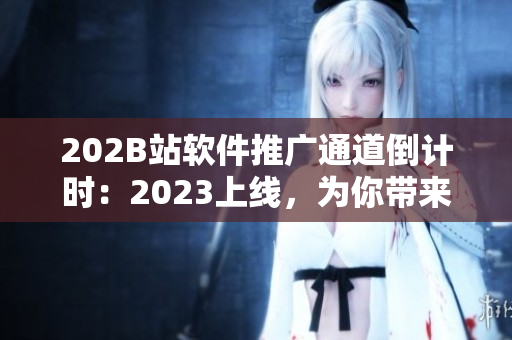 202B站軟件推廣通道倒計(jì)時(shí)：2023上線，為你帶來最新網(wǎng)絡(luò)精彩