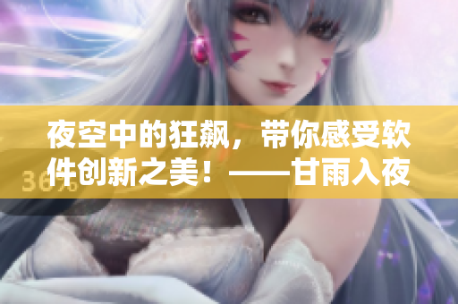 夜空中的狂飆，帶你感受軟件創(chuàng)新之美！——甘雨入夜狂飆軟件視覺壁紙