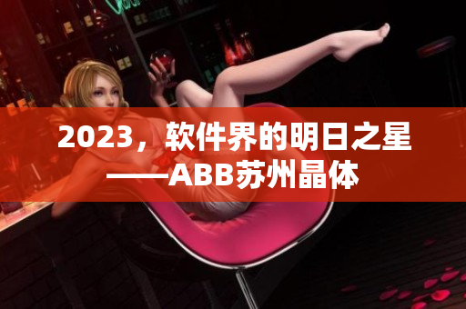 2023，軟件界的明日之星——ABB蘇州晶體