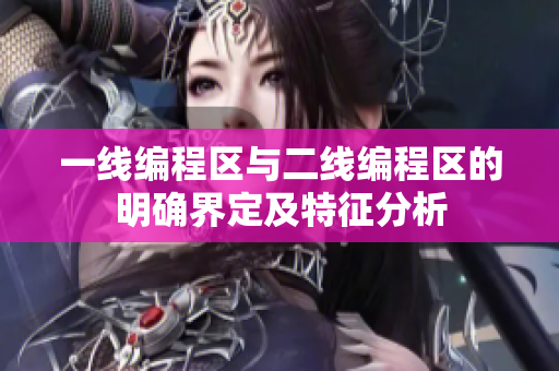 一線編程區(qū)與二線編程區(qū)的明確界定及特征分析