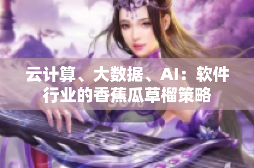 云計(jì)算、大數(shù)據(jù)、AI：軟件行業(yè)的香蕉瓜草榴策略