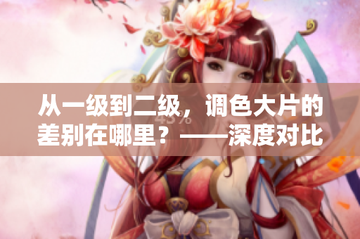 從一級到二級，調(diào)色大片的差別在哪里？——深度對比分析