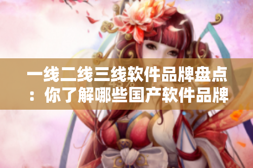一線二線三線軟件品牌盤點(diǎn)：你了解哪些國(guó)產(chǎn)軟件品牌？