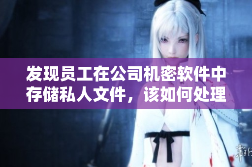 發(fā)現(xiàn)員工在公司機(jī)密軟件中存儲(chǔ)私人文件，該如何處理？