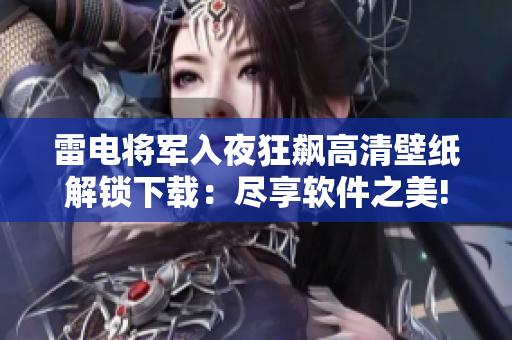 雷電將軍入夜狂飆高清壁紙解鎖下載：盡享軟件之美!