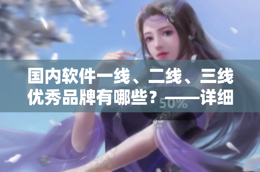 國(guó)內(nèi)軟件一線、二線、三線優(yōu)秀品牌有哪些？——詳細(xì)評(píng)測(cè)與比較