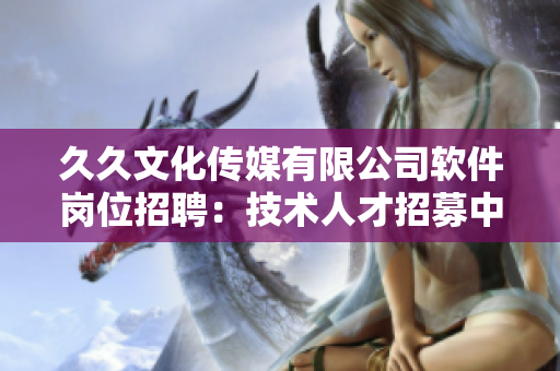 久久文化傳媒有限公司軟件崗位招聘：技術(shù)人才招募中!