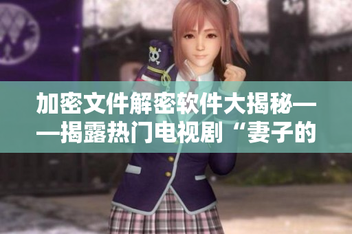 加密文件解密軟件大揭秘——揭露熱門電視劇“妻子的秘密”免費(fèi)版的保密技術(shù)
