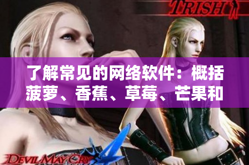了解常見的網(wǎng)絡(luò)軟件：概括菠蘿、香蕉、草莓、芒果和榴蓮的軟件對比