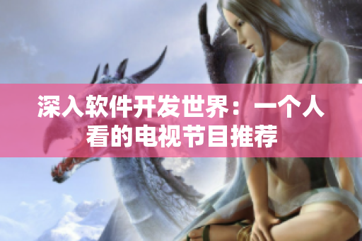 深入軟件開發(fā)世界：一個(gè)人看的電視節(jié)目推薦