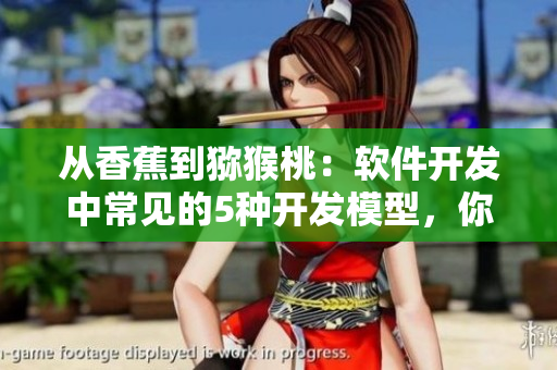從香蕉到獼猴桃：軟件開發(fā)中常見的5種開發(fā)模型，你了解嗎？