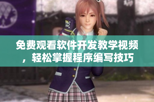免費(fèi)觀看軟件開發(fā)教學(xué)視頻，輕松掌握程序編寫技巧