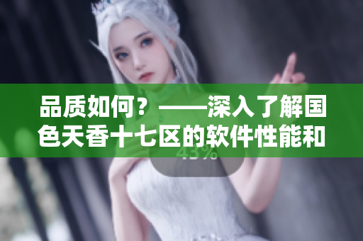 品質(zhì)如何？——深入了解國(guó)色天香十七區(qū)的軟件性能和用戶體驗(yàn)