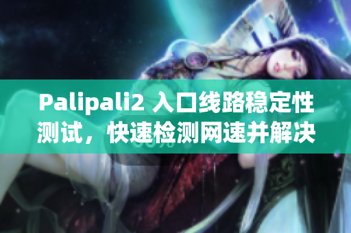 Palipali2 入口線路穩(wěn)定性測試，快速檢測網(wǎng)速并解決網(wǎng)絡(luò)問題