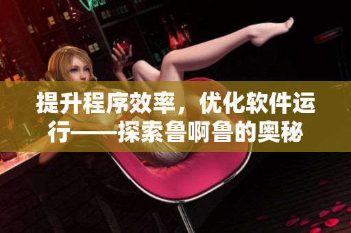 提升程序效率，優(yōu)化軟件運行——探索魯啊魯?shù)膴W秘
