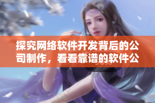 探究網(wǎng)絡(luò)軟件開發(fā)背后的公司制作，看看靠譜的軟件公司是哪些