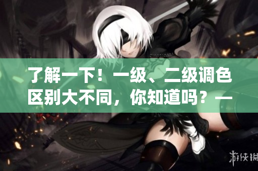 了解一下！一級(jí)、二級(jí)調(diào)色區(qū)別大不同，你知道嗎？——關(guān)于ps調(diào)色的區(qū)別
