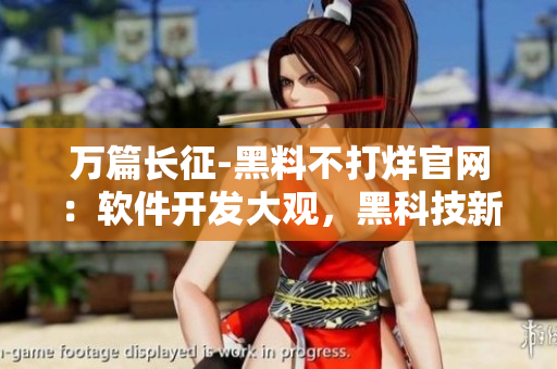 萬篇長征-黑料不打烊官網(wǎng)：軟件開發(fā)大觀，黑科技新潮流