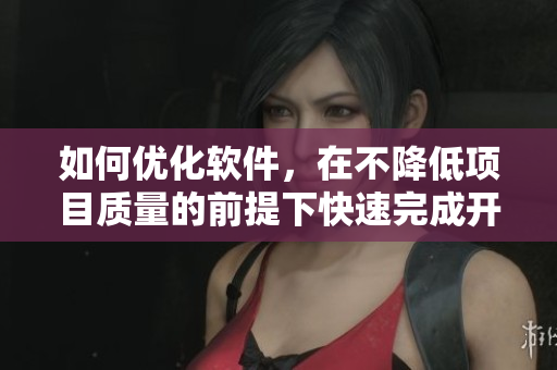 如何優(yōu)化軟件，在不降低項目質(zhì)量的前提下快速完成開發(fā)？
