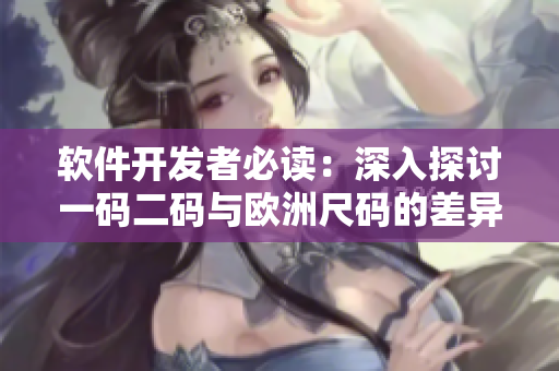 軟件開(kāi)發(fā)者必讀：深入探討一碼二碼與歐洲尺碼的差異