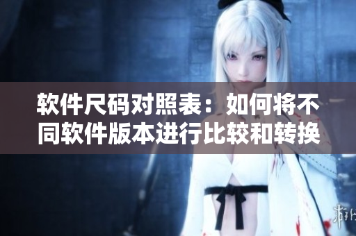 軟件尺碼對(duì)照表：如何將不同軟件版本進(jìn)行比較和轉(zhuǎn)換