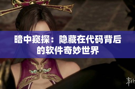 暗中窺探：隱藏在代碼背后的軟件奇妙世界