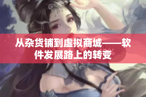 從雜貨鋪到虛擬商城——軟件發(fā)展路上的轉變