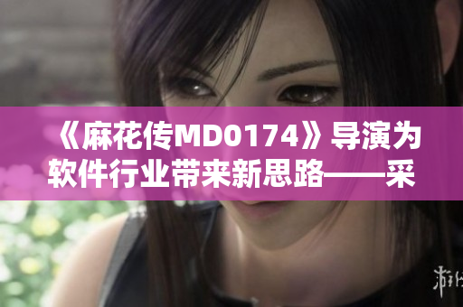 《麻花傳MD0174》導(dǎo)演為軟件行業(yè)帶來新思路——采訪沈娜娜