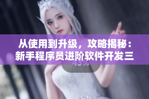 從使用到升級，攻略揭秘：新手程序員進階軟件開發(fā)三級途徑