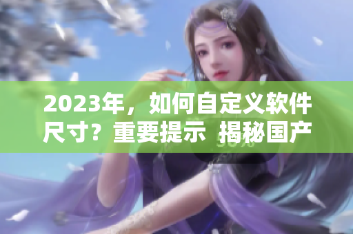 2023年，如何自定義軟件尺寸？重要提示  揭秘國產(chǎn)尺碼與歐洲尺碼表